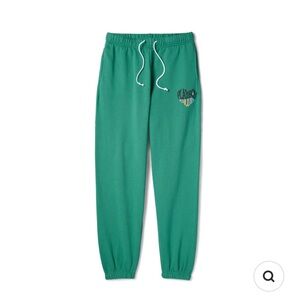 WOMEN'S PLAYBOY CLUB DRAWSTRING SWEATPANTS Medium Green